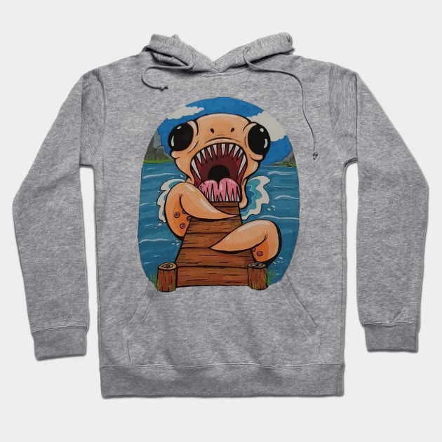 Lake monster Hoodie by ThePieLord